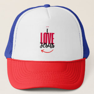 Boné I Love Jesus Trucker Hat