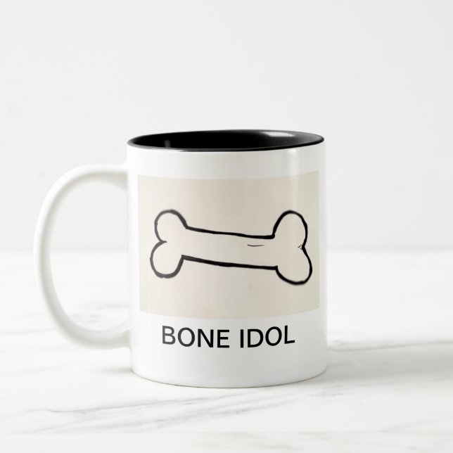 BONE IDOL Two-Tone COFFEE MUG (Left)