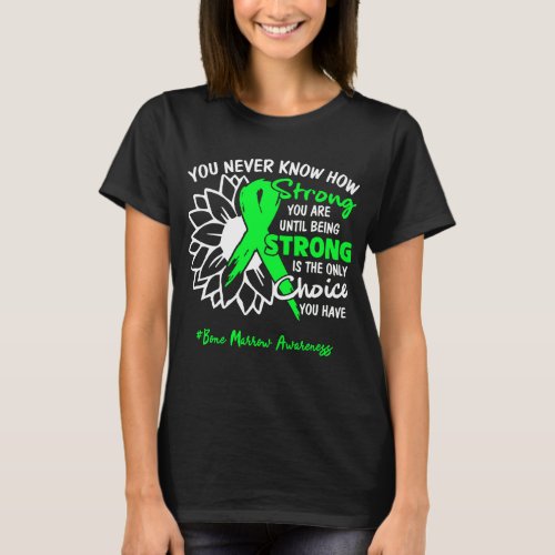 Bone Marrow Awareness Ribbon Support Gifts T_Shirt