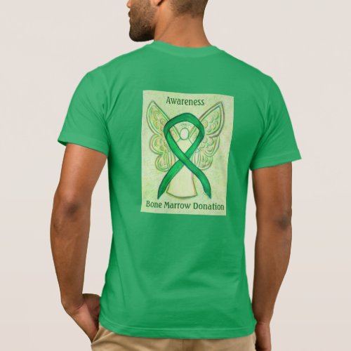 Bone Marrow Donation Awareness Ribbon Angel Shirts