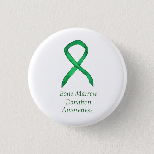 Bone Marrow Donation Awareness  Ribbon Custom Pin