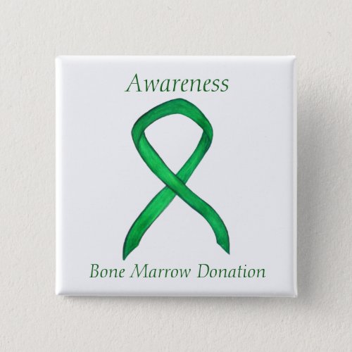 Bone Marrow Donation Awareness  Ribbon Custom Pin