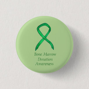 Bone Marrow Donation Awareness  Ribbon Custom Pin