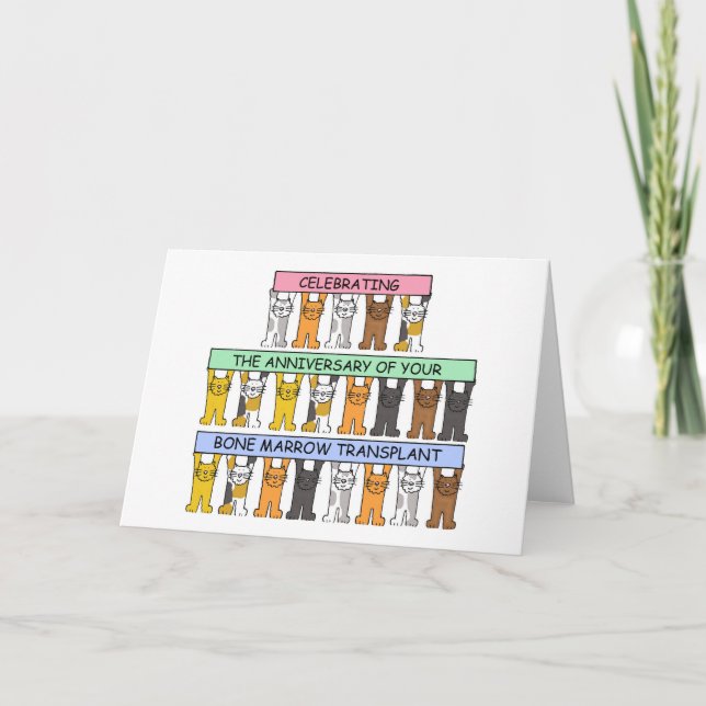 Bone Marrow Transplant Anniversary Card (Front)