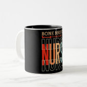 Bone Marrow Transplant Nurse Two-Tone Coffee Mug (Front Left)