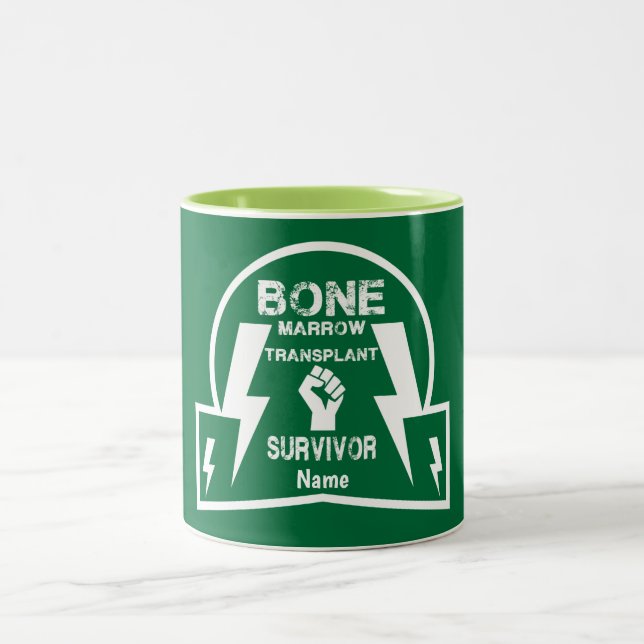 Bone Marrow Transplant Stem Cell Two-Tone Coffee Mug (Center)