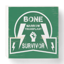 Bone Marrow Transplant Stem Cell Wooden Box Sign