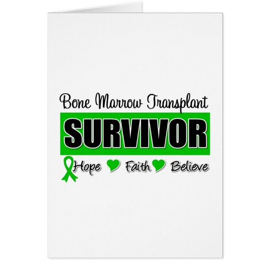 Bone Marrow Transplant Survivor Cards (Front)
