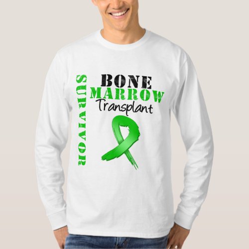 Bone Marrow Transplant Survivor Ribbon T_Shirt