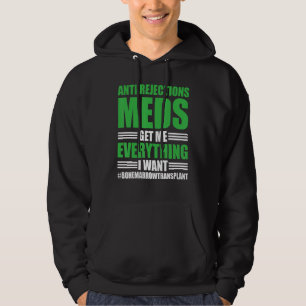 Bone Marrow Transplant Warrior Bone Marrow Supplem Hoodie
