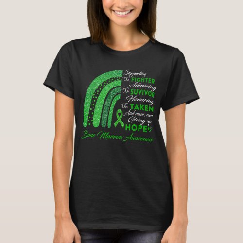 Bone Marrow Warrior Supporting Fighter T_Shirt