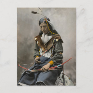Bone Necklace, Council Chief 1899 Postcard