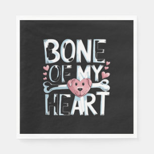 Bone of My Heart Dog Napkins