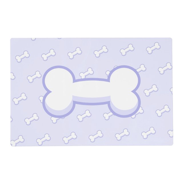 Bone Pattern | Dog Placemat (Front)