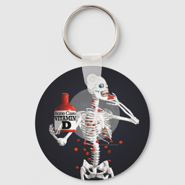 Bone Pills Keychain (Front)