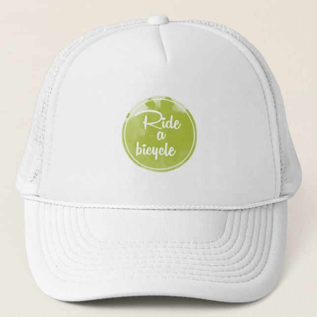 Boné Ride a Bicycle Trucker Hat (Front)
