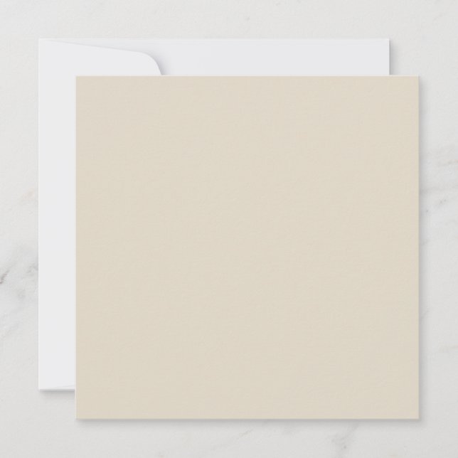 Bone (solid color) holiday card (Front)
