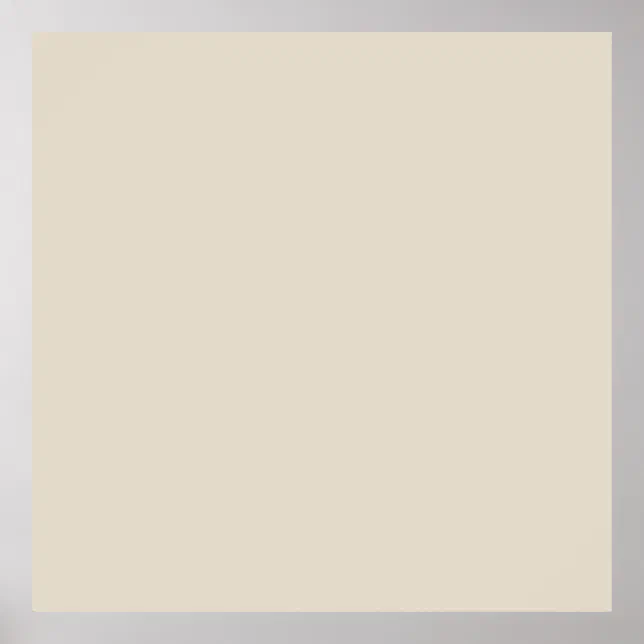 Bone (solid color) poster | Zazzle