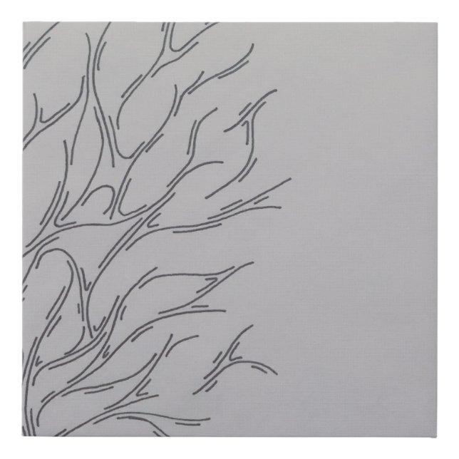 Bone Structure Faux Canvas Print (Front)