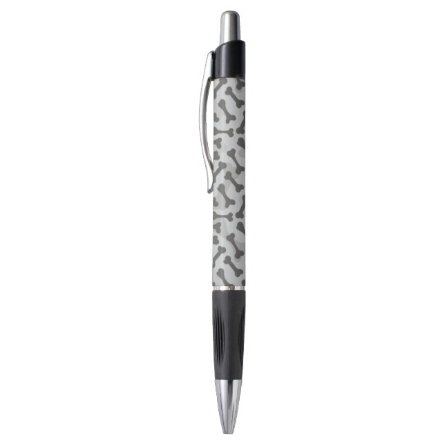 Bone Texture Pattern Greyscale Pen (Top (Vertical))