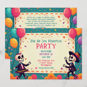 💀Bone to Fiesta Invitation