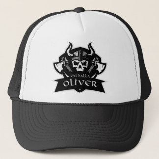 Boné Valhalla Oliver | Escudo Black Trucker Hat