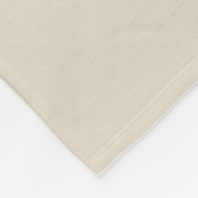 Bone White Fleece Blanket (Corner)