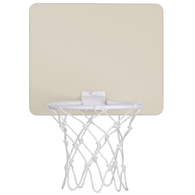 Bone White Mini Basketball Hoop (Front)