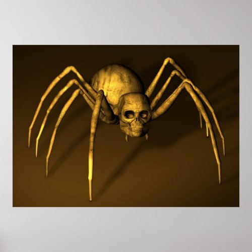 Bonehead Spider Poster