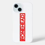 Bonehead Stamp iPhone 15 Case