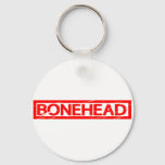 Bonehead Stamp Keychain