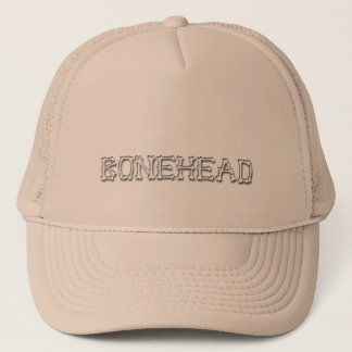 bonehead trucker hat