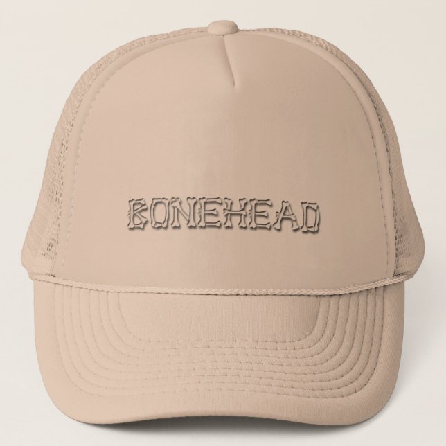 bonehead trucker hat (Front)