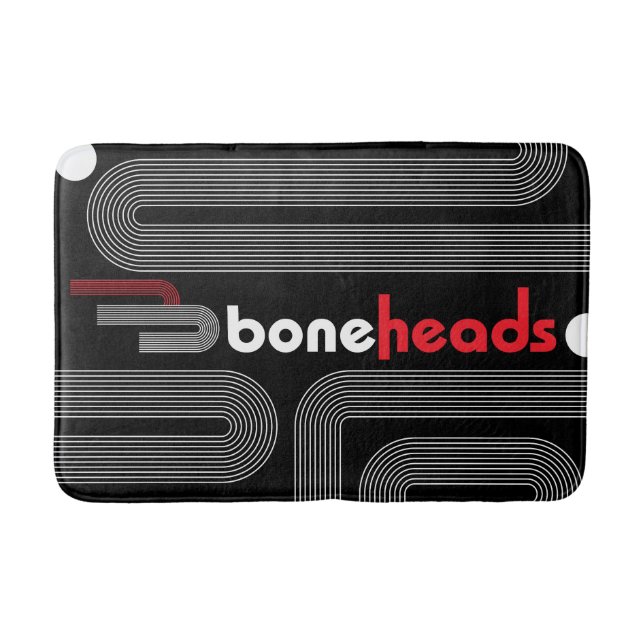 boneHeads™ logo BAUHS-2 Bath Mat (Front)