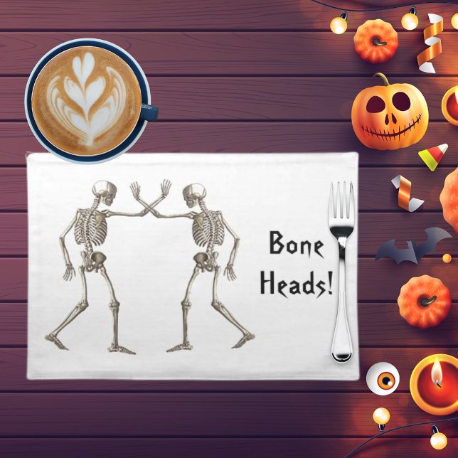 Boneheads Skeleton Halloween Placemat (Boneheads Skeleton Halloween Placemat)