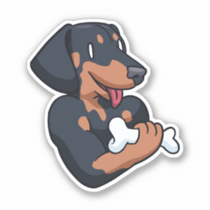 Bonelifter Dachshund Sticker
