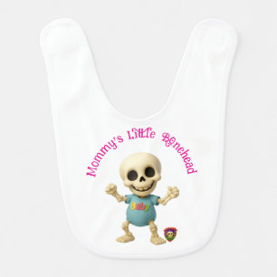 Bones Academy™ Mommy’s Little Bonehead Baby Bib