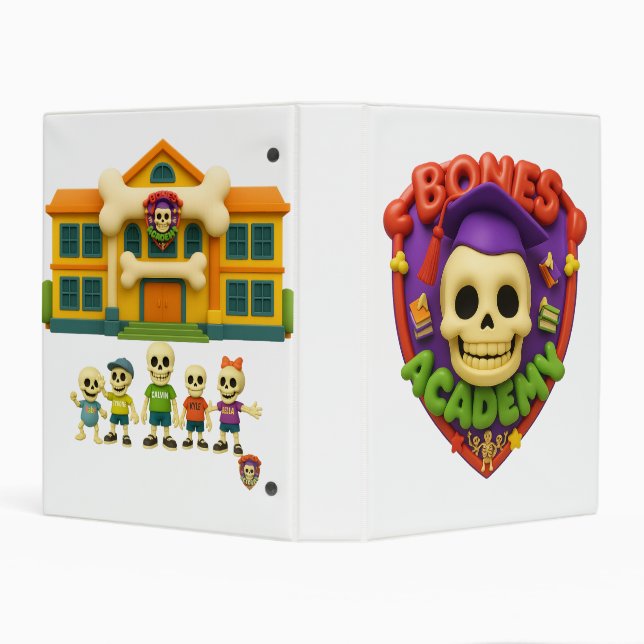 Bones Academy with School and the Boneheads Mini Binder (Background)