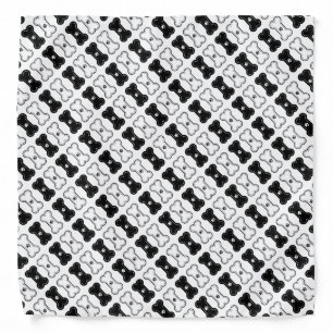 Bones and Paw Prints Bandana