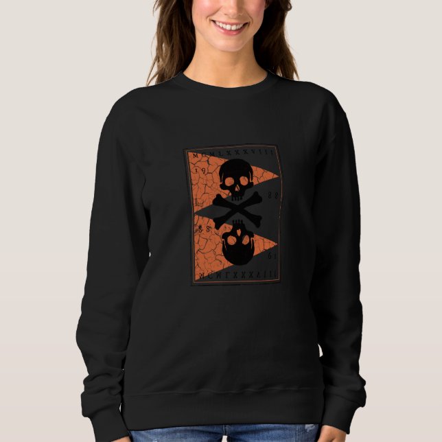 Bones and Skulls Pirate  2 Sweatshirt (Front)