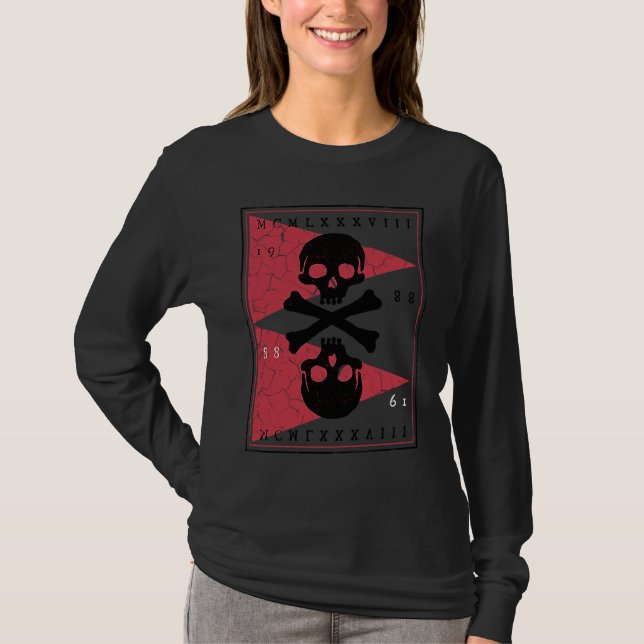 Bones and Skulls Pirate T-Shirt (Front)