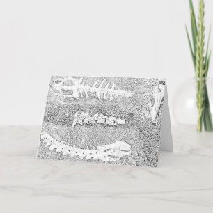 Bones Coloring DIY Coloring Project Card