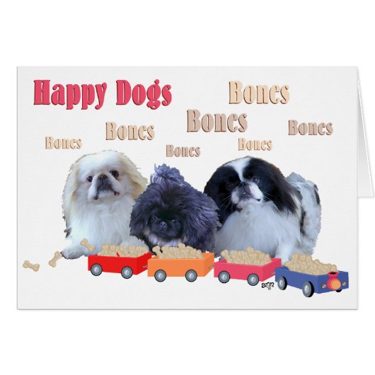 Bones Happy Dogs Cards (Front Horizontal)
