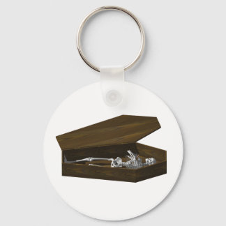 Bones in a Coffin: Halloween: Keychain