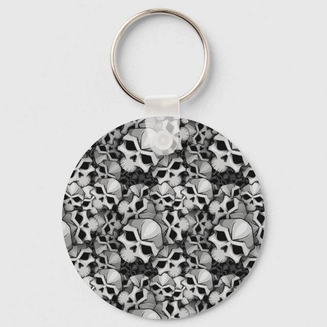 "Bones" keychain by DinPattern (Front)