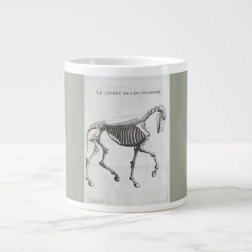 Bones of a horse large coffee mug