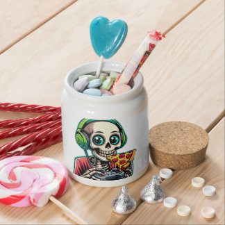 Bones, Pizza, and Games: When a Skeleton Knows  Candy Jar