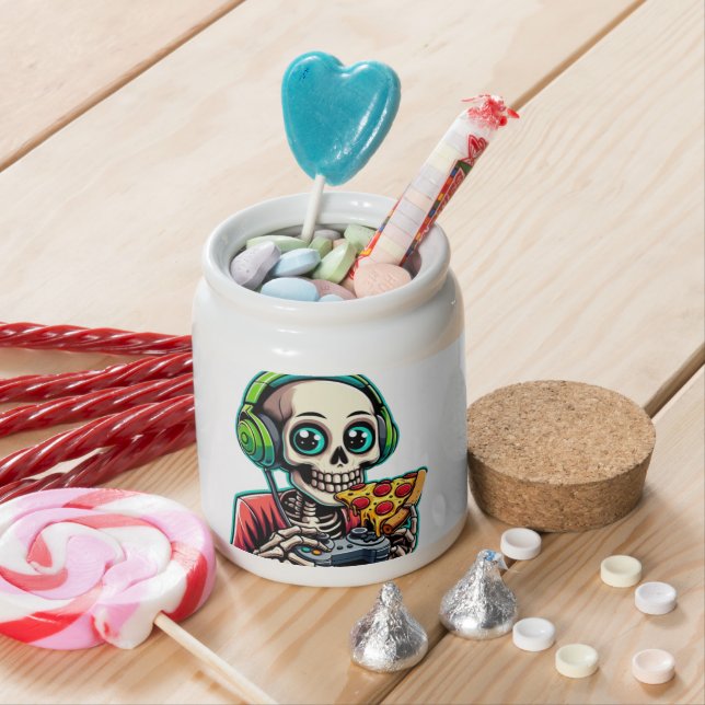 Bones, Pizza, and Games: When a Skeleton Knows  Candy Jar (In Situ)