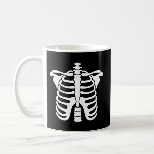 Bones Spinal Column And Skeleton Rib Cage Hallowee Coffee Mug