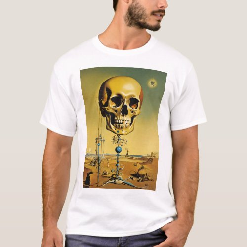 Bones Transmuted Salvadors Metamorphic Artistry T_Shirt